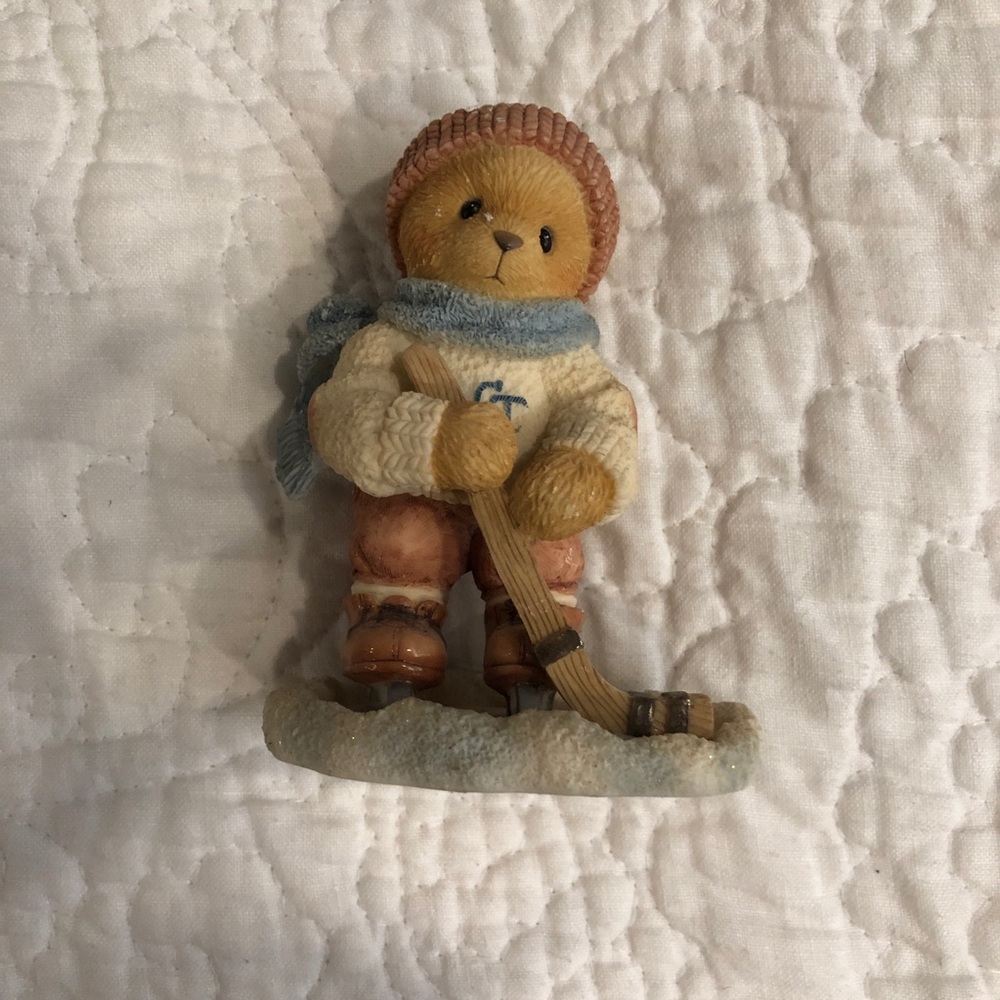 Cherished Teddies Brandon Hockey Figurine